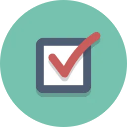 illustration of a box with a check mark