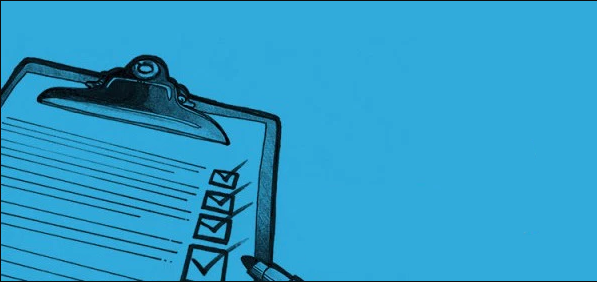 Best practices for teaching with technology illustration of clipboard with items checked off